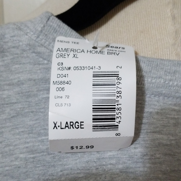 AMERICA GRAY T SHIRT new with tags - Picture 4 of 5